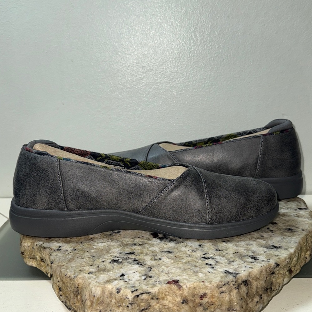 Skechers Arch Fit Uplift Core Roots Charcoal Slip On Shoes Women’s Sz 8.5 New! - Picture 6 of 12
